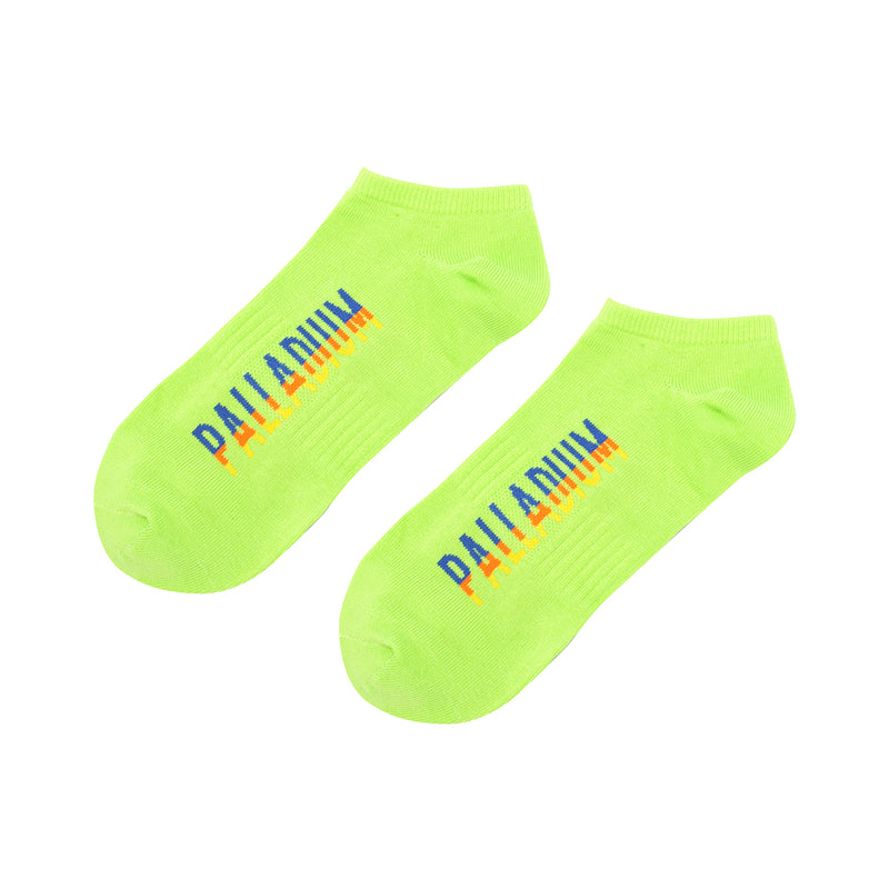 Palladium Angle Rainbow Pack Women's Socks Acidlime/Starwhite/Black | 421890-YUC