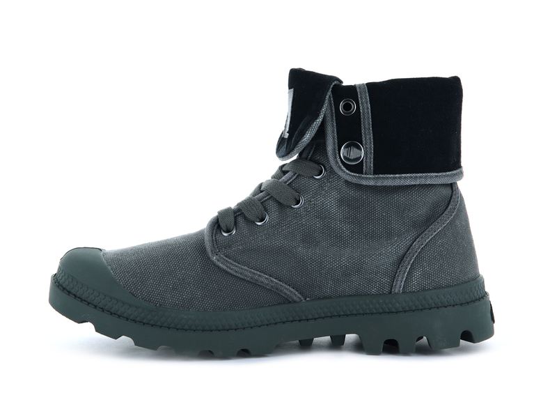 Palladium Baggy Women's Boots Metal/Black | 416930-HRT