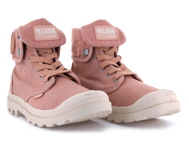 Palladium Baggy Women's Boots Rose Brick | 531749-HQB