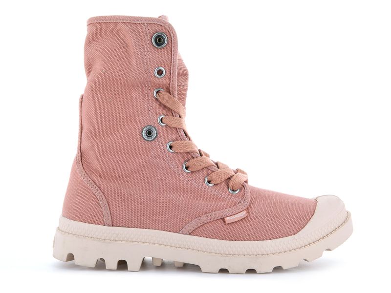 Palladium Baggy Women's Boots Rose Brick | 531749-HQB