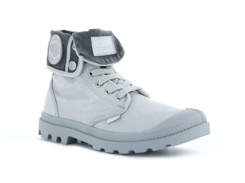 Palladium Baggy Women's Boots Vapor/Metal | 893154-YUX