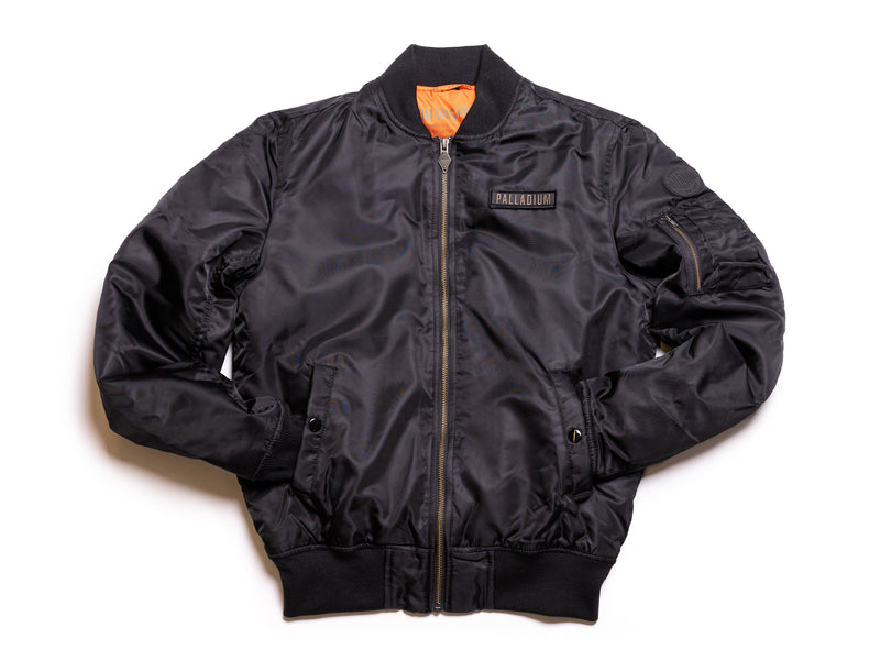 Palladium City Flight Men's Jackets Black | 628047-BJG