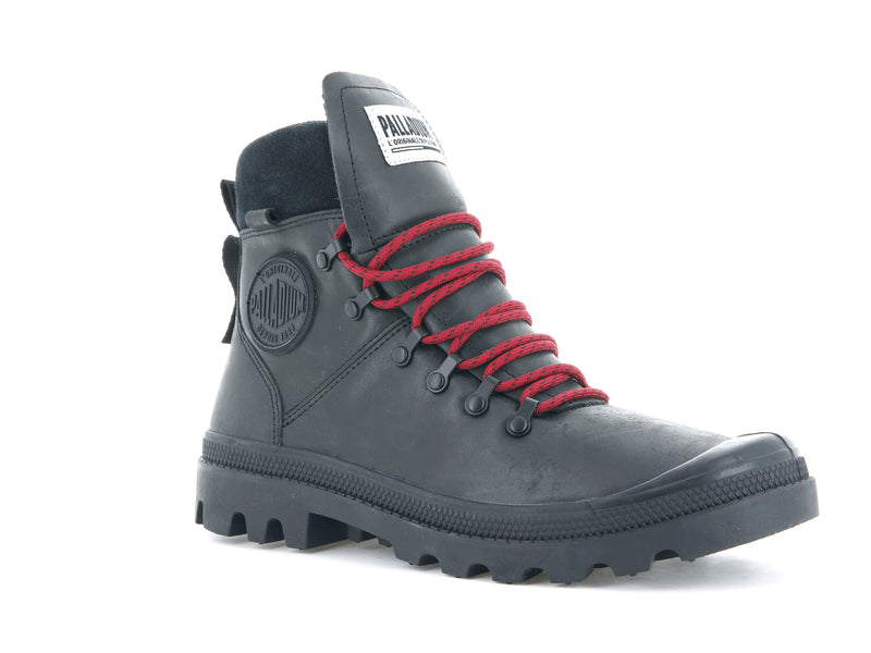 Palladium Legion Hiker Men's Boots Black | 946153-VMG