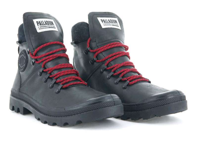 Palladium Legion Hiker Men's Boots Black | 946153-VMG