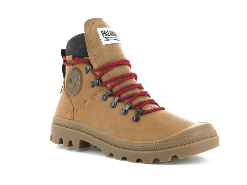 Palladium Legion Hiker Women's Boots Surf Tan | 267934-FOI