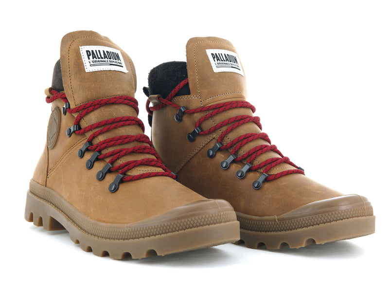 Palladium Legion Hiker Women's Boots Surf Tan | 267934-FOI