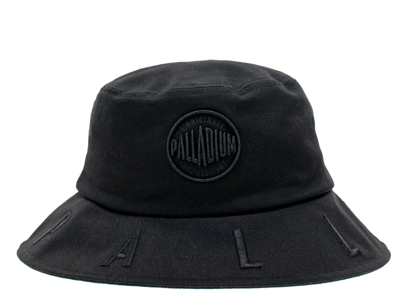 Palladium Logo Bucket Kids\' Hats Black | 937416-QLP