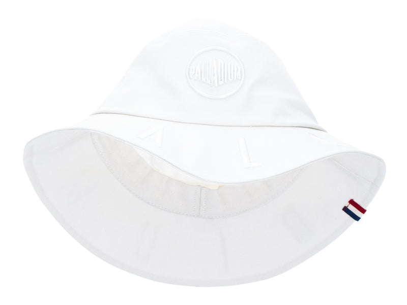 Palladium Logo Bucket Men's Hats White | 460351-DEU