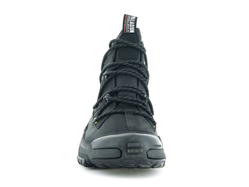 Palladium Off-Grid Cross Wp+ Women's High Tops Black/Black | 075462-KNL