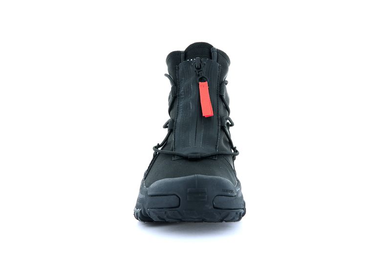 Palladium Off-Grid Hi Zip Waterproof + Men's Low Tops Black/Black | 579468-DQR