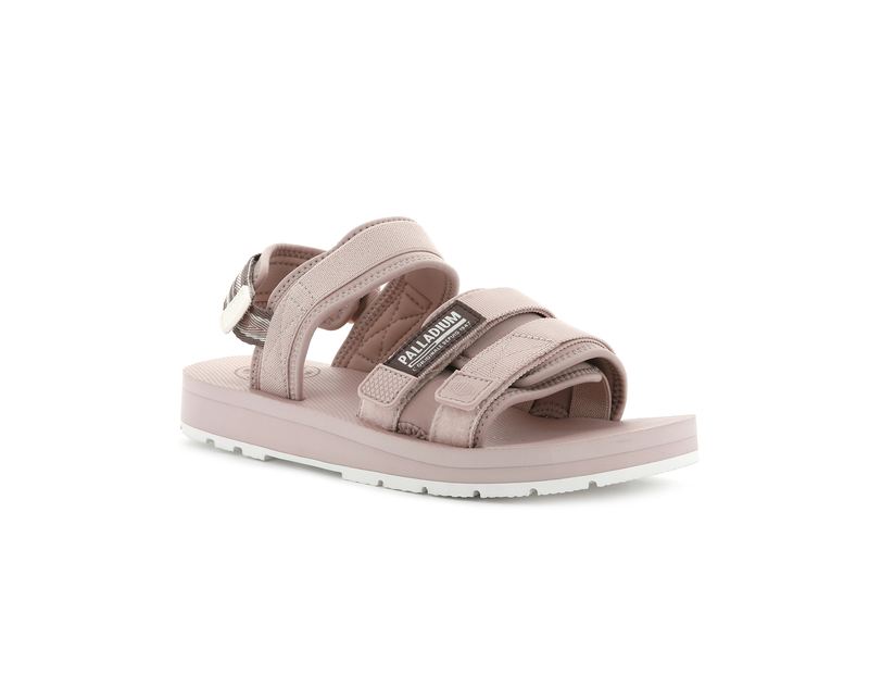 Palladium Outdoorsy Kids' Sandals Rose Smoke/Marshmallow | 297314-LXS