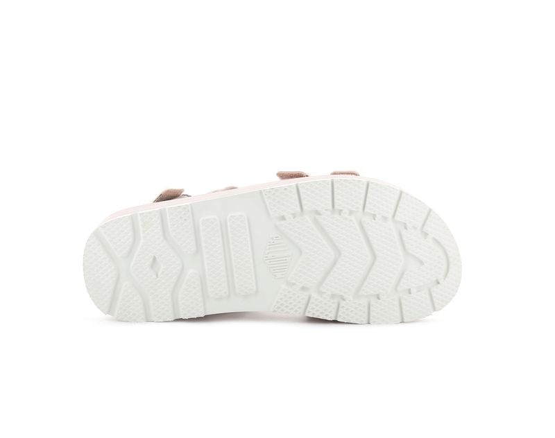 Palladium Outdoorsy Kids' Sandals Rose Smoke/Marshmallow | 297314-LXS