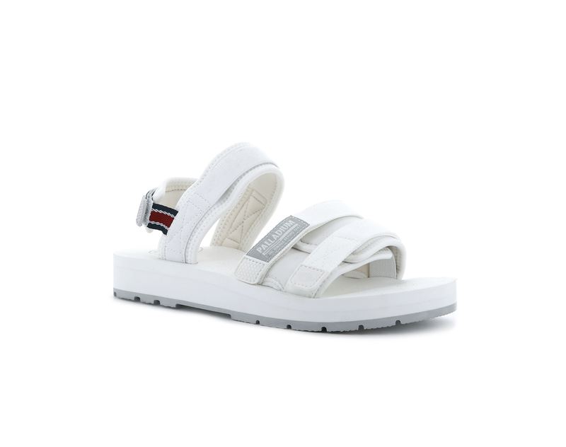 Palladium Outdoorsy Kids' Sandals Star White/Vapor | 279615-BNS