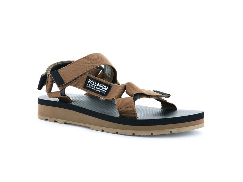 Palladium Outdoorsy Urbanity Kids' Sandals Olive | 053149-LBM