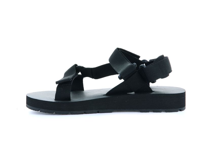 Palladium Outdoorsy Urbanity Kids' Sandals Black/Black | 143879-ETR