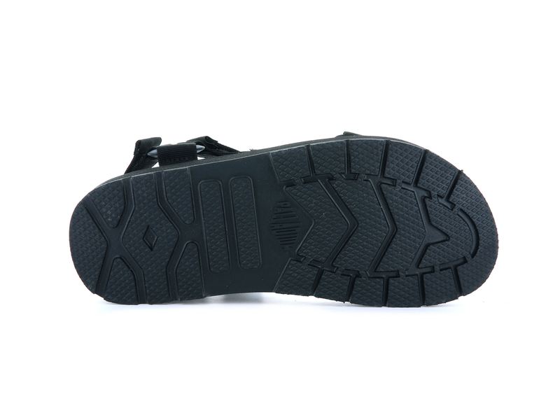 Palladium Outdoorsy Urbanity Kids' Sandals Black/Black | 143879-ETR