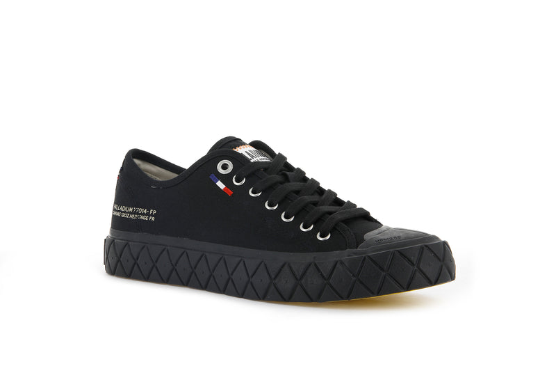 Palladium Palla Ace Canvas Kids' Low Tops Black/Black | 162780-XTR