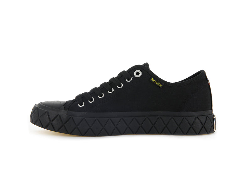 Palladium Palla Ace Canvas Kids' Low Tops Black/Black | 162780-XTR