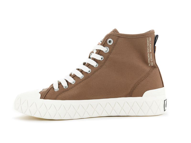 Palladium Palla Ace Canvas Mid Women's High Tops Peru Archive | 863170-MLU