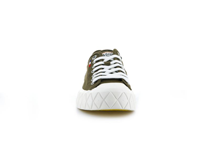 Palladium Palla Ace Canvas Women's Low Tops Olive | 062718-MYP