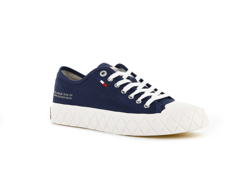 Palladium Palla Ace Canvas Women's Low Tops Mood Indigo | 342159-SCP