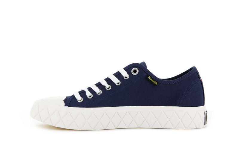 Palladium Palla Ace Canvas Women's Low Tops Mood Indigo | 342159-SCP