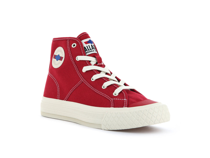 Palladium Palla Louvel Kids' High Tops Chili Pepper | 852314-VUY