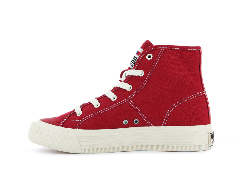 Palladium Palla Louvel Kids' High Tops Chili Pepper | 852314-VUY