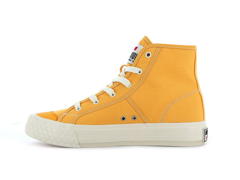 Palladium Palla Louvel Men's High Tops Spicy Mustard | 316520-YAO