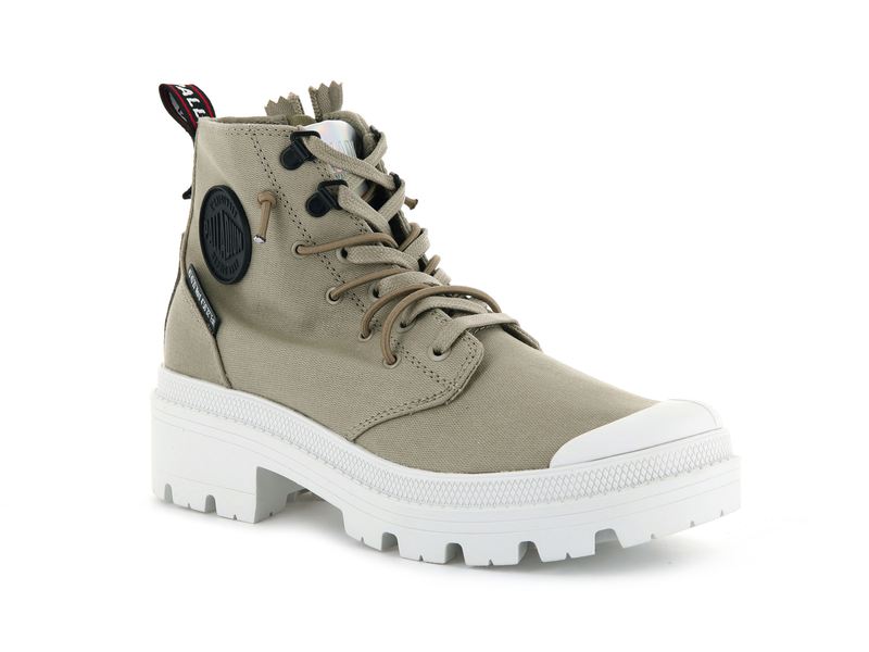 Palladium Pallabase Metro Women's High Tops Dune | 271493-GFX