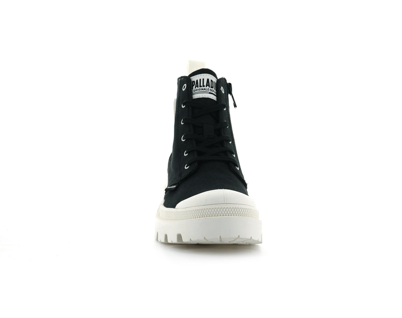 Palladium Pallabase Twill Women's High Tops Black | 548312-SQX