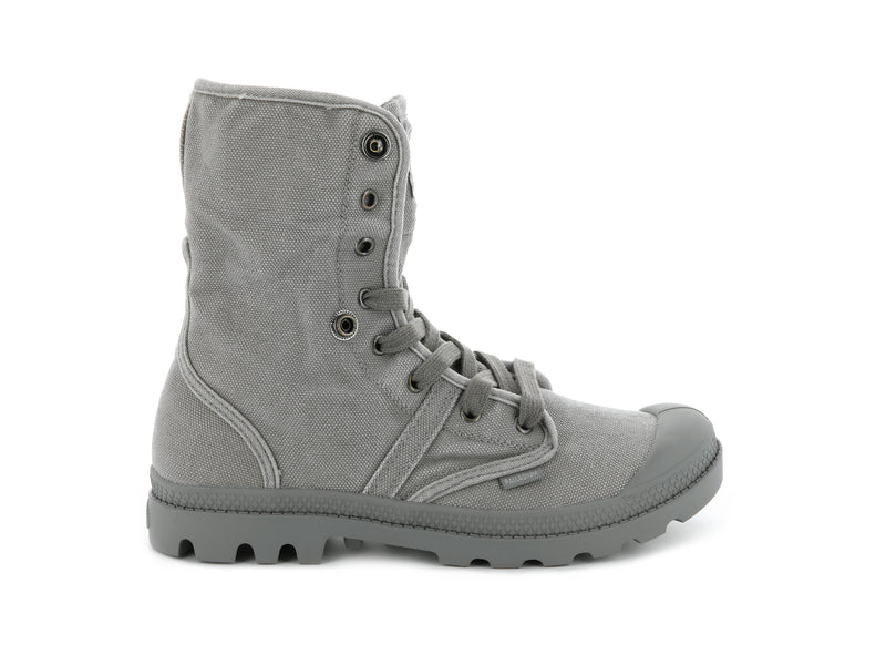 Palladium Pallabrousse Baggy Women's Boots Titanium/Hi-Rise | 546128-EFG