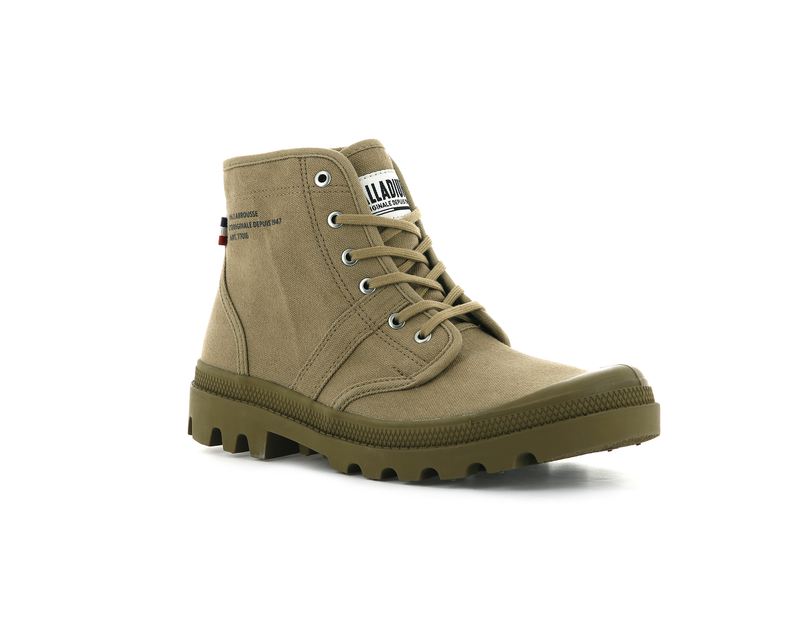 Palladium Pallabrousse Legion Kids' Boots Olive | 715926-EXJ