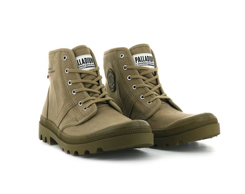 Palladium Pallabrousse Legion Kids' Boots Olive | 715926-EXJ