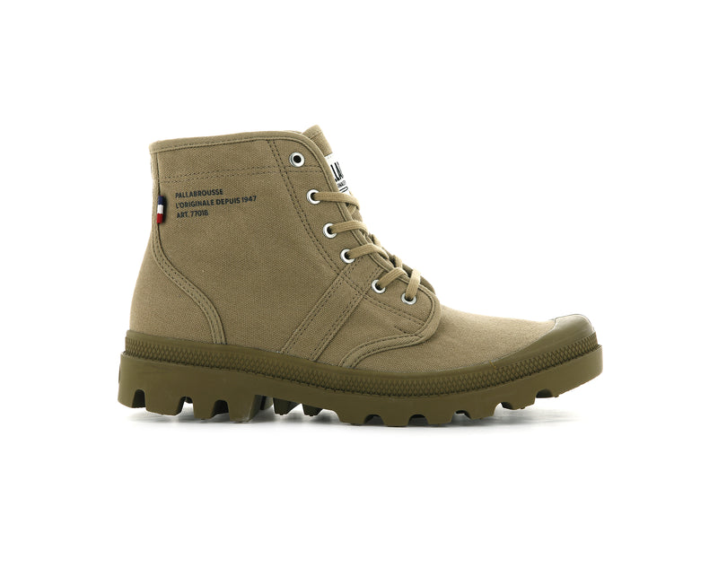 Palladium Pallabrousse Legion Men\'s High Tops Olive | 214397-YCD