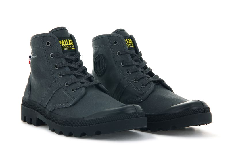 Palladium Pallabrousse Legion Wax Women's High Tops Raven | 012983-WTI