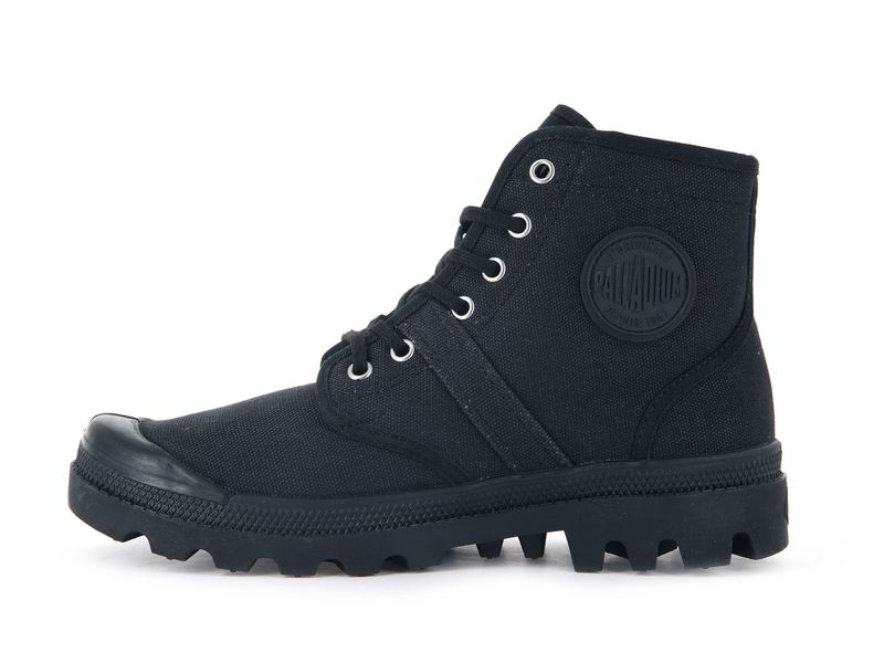 Palladium Pallabrousse Men's Boots Black/Black | 614239-UZN