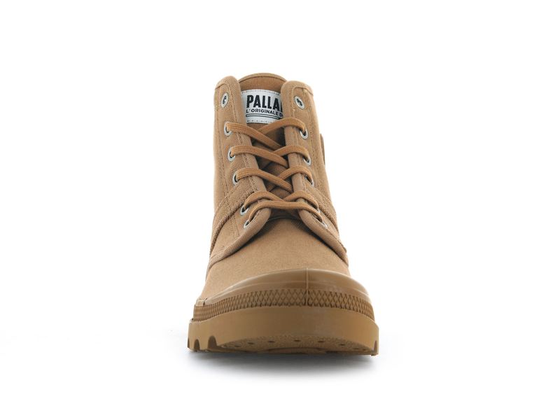 Palladium Pallabrousse Men's High Tops Cinnamon | 905123-UQZ