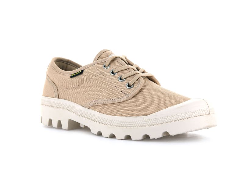 Palladium Pallabrousse Oxford Men's Low Tops Desert | 376592-DLY