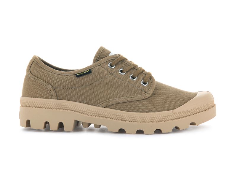 Palladium Pallabrousse Oxford Men\'s Low Tops Olive | 509873-VRO