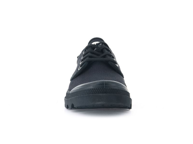 Palladium Pallabrousse Oxford Women's Low Tops Black/Black | 142078-PIE