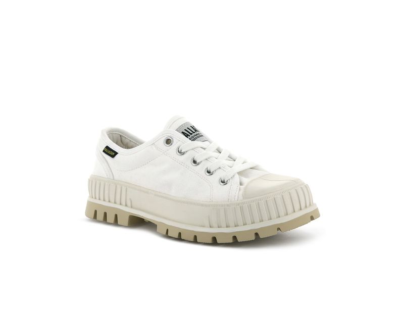 Palladium Pallashock Og Women's Low Tops Marshmallow | 195247-OFW