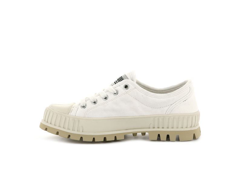 Palladium Pallashock Og Women's Low Tops Marshmallow | 195247-OFW