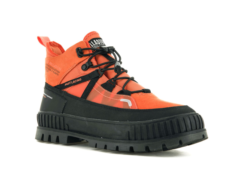 Palladium Pallashock Travel Wp+ Women's High Tops Firecraker | 309687-DRF