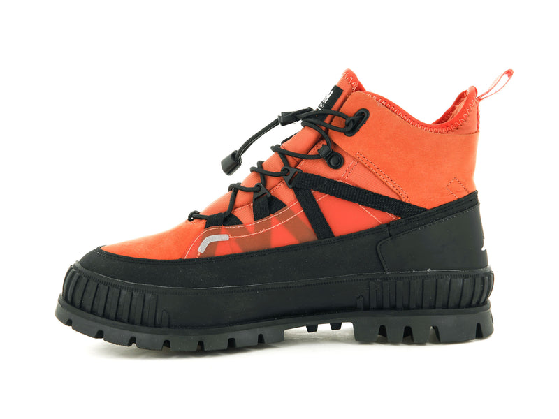 Palladium Pallashock Travel Wp+ Women's High Tops Firecraker | 309687-DRF