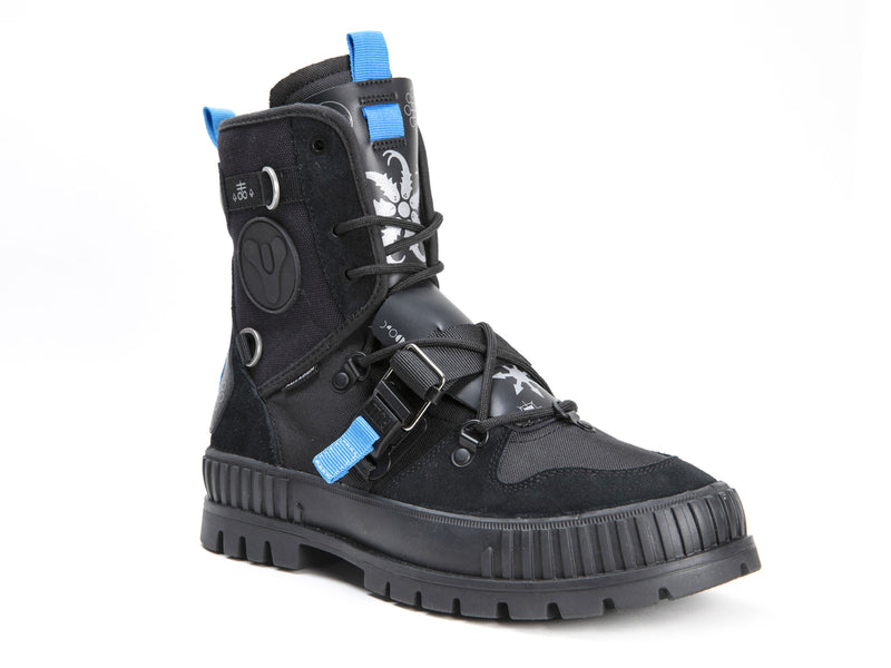 Palladium Pallashock Witch Queen X Destiny Kids' Boots Black | 264315-AGV