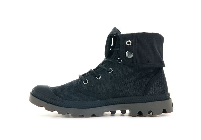 Palladium Pampa Baggy Wax Kids' Boots Black | 810473-GJR