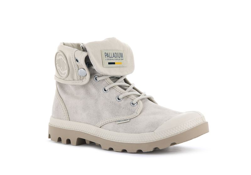 Palladium Pampa Baggy Wax Kids' Boots Sahara | 238519-KOF