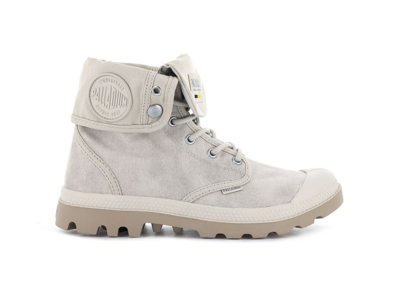 Palladium Pampa Baggy Wax Kids\' Boots Sahara | 238519-KOF