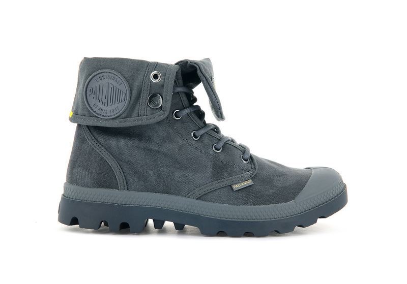 Palladium Pampa Baggy Wax Men\'s Boots French Metal | 015938-JMF